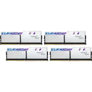 DIMM 64 GB DDR4-3600 (4x 16 GB) Quad-Kit (silver, F4-3600C16Q-64GTRSC, Trident Z Royal, INTEL XMP)