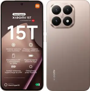 Mobitel Xiaomi 15T 12GB/512GB, Gold + robotski usisavač Xiaomi Robot Vacuum S40C EU
