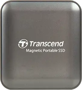 TRANSCEND 4TB, External SSD, ESD420C, USB 20Gbps, Type C, Magsafe, Iron Gray
