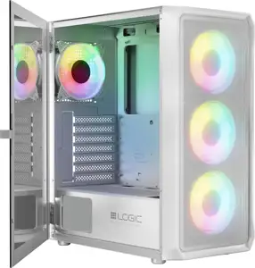 Logic PORTOS ARGB MINIDI USB 3.0 Case White