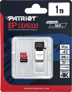 Patriot Memory EP DDR200 memory card 1TB MicroSDXC 160/120 MB/s (PEF1TEP33MCX)