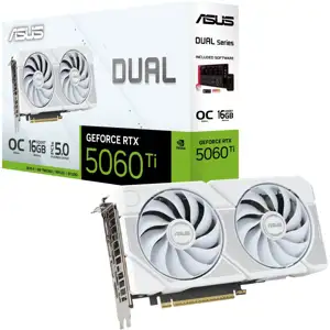 Grafička kartica ASUS GeForce RTX 5060 Ti 16 GB GDDR7 DUAL OC White