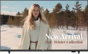 AG Neovo VA-4301 43-inch 4K UHD digital display with thin bezel