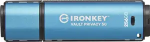 IronKey Vault Privacy 50 256 GB (hellblau/black, USB-A 3.2 Gen 1)