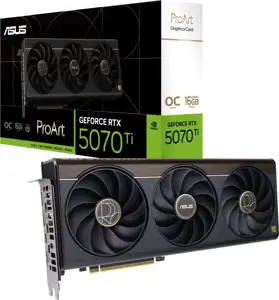 GeForce RTX 5070 Ti ProArt OC Edition (DLSS 4, 2x DisplayPort, 1x HDMI 2.1, 1x USB-C)