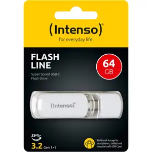 FLASH LINE 64 GB (white, USB-C 3.2 Gen 1)