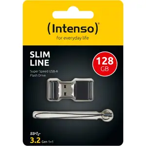 SLIM LINE 128 GB (black, USB-A 3.2 Gen 1)