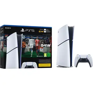 PlayStation 5 Slim Digital Edition E-Chassis inkl. FC26 (white/black)