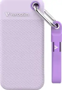 SSD 2TB Verbatim Pocket incl. two sleeves white purple