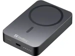 Sandberg Magnet Wireless Powerbank 5000 ALU