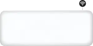 MILL panel convection radiator 1300W white steel PA1300WIFI4