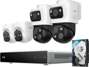 Anker Eufy Security PoE NVR Surveillance System S4 (2x eufy E41 + 2x eufy S4)