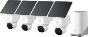 Anker Eufy Security SoloCam E42 set of 4 cameras + HomeBase 3 base + 4 solar panels