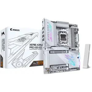 GIGABYTE Mainboard X870E AORUS PRO ICE - ATX - Socket AM5 - AMD X870E