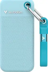SSD 1TB Verbatim Pocket incl. two sleeves black polar blue