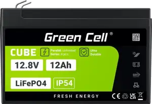 Green Cell LFPGC12V12AH UPS battery Lithium Iron Phosphate (LiFePO4) 12.8 V 12 Ah