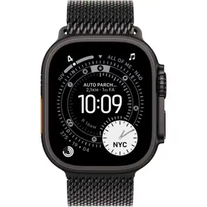 Apple Watch Ultra 3 Titanium Cellular 49mm Schwarz (Milanaise Titan schwarz) Medium