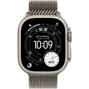 Apple Watch Ultra 3 Titanium Cellular 49mm Natur (Milanaise Titan natur) Medium