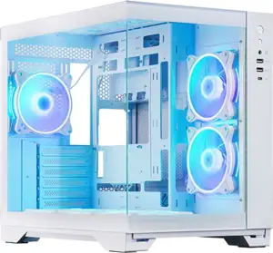 Chieftec VISIO USB3.2 Gen2 ATX A-RGB case, white