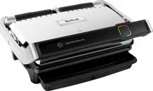 Tefal OptiGrill Elite XL GC760D, digitaler Grillassistent (edelstahl (gebürstet)/black, 2.200 Watt)