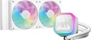 DeepCool LP240 Computer case, Processor All-in-one liquid cooler 12 cm White 1 pc(s)