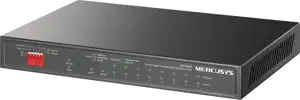 Mercusys MS110GMP network switch Gigabit Ethernet (10/100/1000) Power over Ethernet (PoE) Black