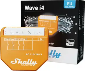 Shelly Qubino Wave i4 Smart switch 4-channel Z-Wave scene controller