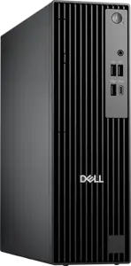 Dell Pro Slim QCS1255, 180W, AMD Ryzen 5 8600G (16 TOPS, 6 cores up to 5.0GHz), 16GB DDR5 4800MT/s, M.2 512GB SSD, AMD Integrated Graphics, Wi-Fi+BT, SD CR, DP/HDMI/USB-C/USB-A/RJ-45, Speaker, Mouse/K