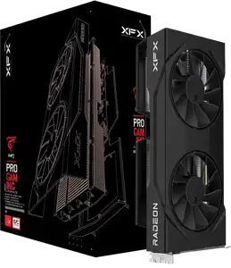 XFX SWIFT AMD Radeon RX 9060 Gaming Edition with 8GB GDDR6 HDMI 2xDP, AMD RDNA 4, black box, SI ONLY