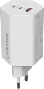 CANYON charger HEXAGON 65 GaN 65W 2xPD 1xQC EU White