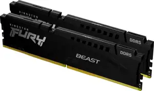 Kingston Technology FURY Beast 128GB 5600MT/s DDR5 CL36 DIMM (Kit of 2) Black