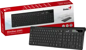 Genius SlimStar 230 II, tipkovnica, USB, crna