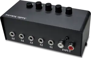 Genius Stereo Switching Box, 5-port Audio