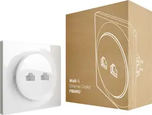 Fibaro Walli N socket-outlet 2 x RJ-45 White