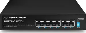 Esperanza ENS105 6-port Poe Switch 10/100 60W