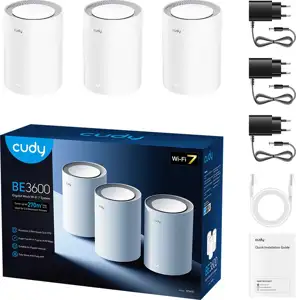 Cudy M3600 Dual-band (2.4 GHz / 5 GHz) Wi-Fi 7 (802.11be) White 3 Internal