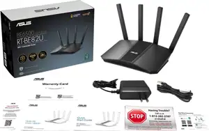 ASUS RT-BE82U BE6500 wireless router 2.5 Gigabit Ethernet Dual-band (2.4 GHz / 5 GHz) Black