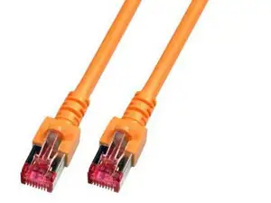 S/FTP prespojni kabel Cat.6 LSZH Cu AWG27, narančasti, 15,0 m