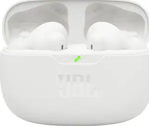 JBL Wave Beam 2 wireless headphones with microphone, white