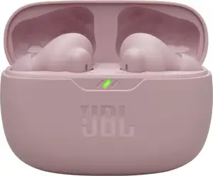 JBL Wave Beam 2 wireless headphones with microphone, pink