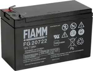Baterija akumulatorska 12V 7,2 Ah F6,3 151x65x94 mm,Fiamm FG 20722