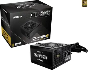 Asrock Challenger CL-850G 850W (black, 1x 12-Pin High Power GPU, 2x PCIe, 850 Watt)