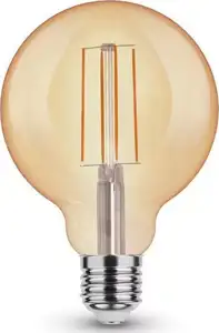 Asalite LED filament 7W G95, E27, 2000K, 650lm