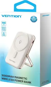 Vention 10000mAh 20W - magnetic power bank (white)