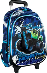Ruksak školski s kotačićima XT Monster Race 25.Connect