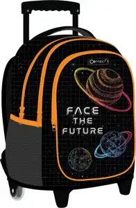 Ruksak školski s kotačićima Face The Future 24.Connect basic
