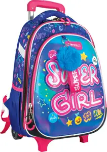 Ruksak školski s kotačićima XT Super Girl 25.Connect