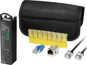 Uređaj za ispitivanje RJ45 Cat.5e/8.1 kabela, 3u1 (Resistance, Continuity and Port Mapping)
