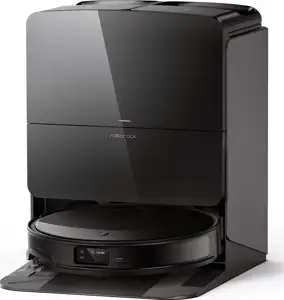 Roborock Saros 10R with self-cleaning station, black