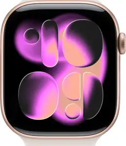 Apple Watch S11 Aluminium 46mm Rosegold (Sportarmband blassrosa) M/L